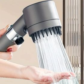 High Pressure Rain Shower Head With 5 Filters - Wall-mounted, Luxury Bathroom Painted Finish (Option: 9packagingsetincluding5filter)